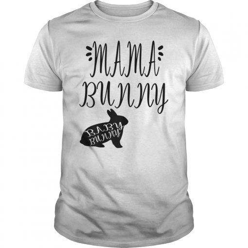 Womens Mama Bunny Baby Bunny Shirt