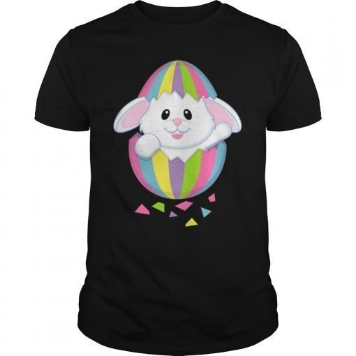 Women's Wide-Neck Sweatshirt Easter Bunny Shirt