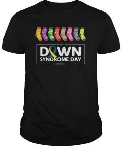 World Down Syndrome Day Awareness Socks T Shirt 21 March Tee