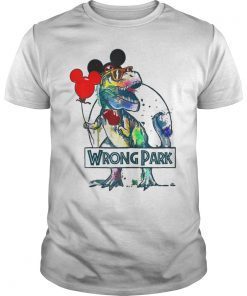 Wrong Park Shirt Funny Dinosaur Wrong Park Gift