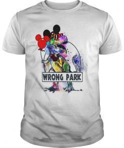 Wrong Park Shirt Funny Dinosaur Wrong Park Gifts