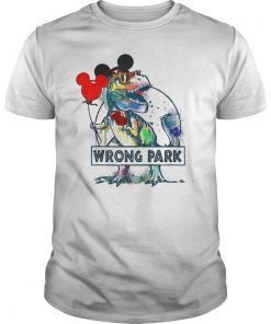 Wrong T-rex funny gift for men woment Parks Shirt