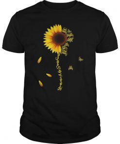 You Are My Sunshine Sunflower Jeep T-Shirt gift