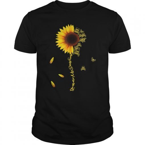 You Are My Sunshine Sunflower Jeep T-Shirt gift