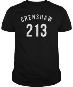 213 Crenshaw Jersey Style Design Shirt LA Edition