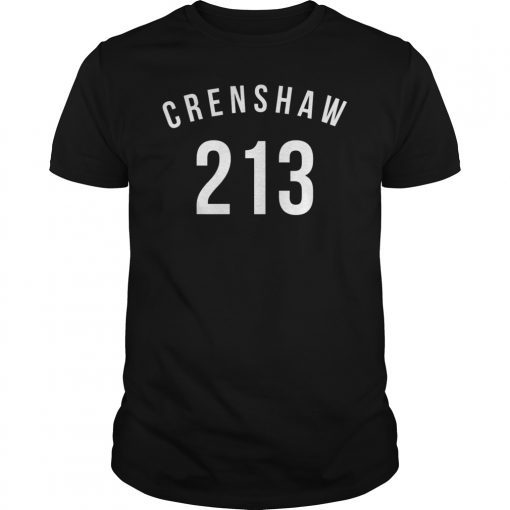 213 Crenshaw Jersey Style Design Shirt LA Edition