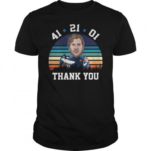 41.21.1 Thank You Retirement Basketball Lover Fan Shirt Gift