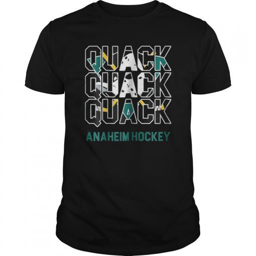 Anaheim Hockey Quack Quack Quack Tee Shirt