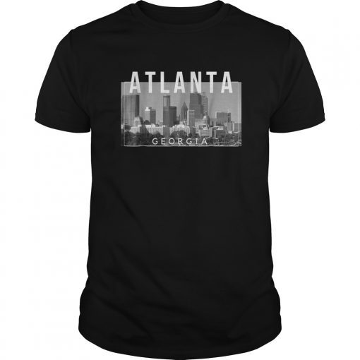 Atlanta Georgia ATL The A Gate City Skyline - Tee Shirt