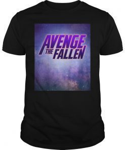 Avenge The Fallen Superhero Themed T-Shirt