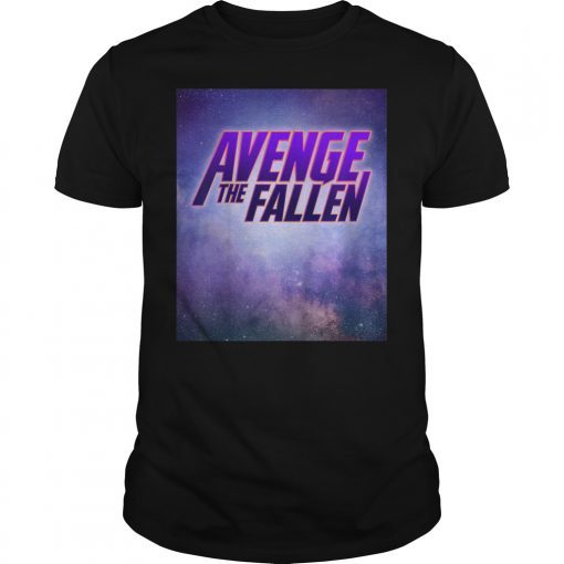 Avenge The Fallen Superhero Themed T-Shirt