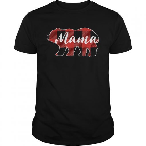 Buffalo Plaid Mama Bear T-shirt Mothers Day Gifts