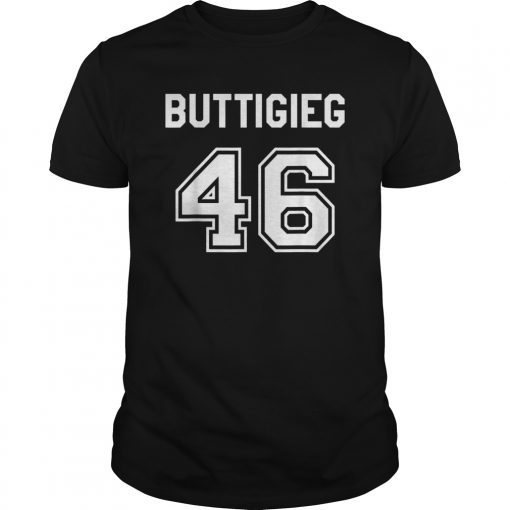 Buttigieg 46 - Sports Style Presidential Campaign T-Shirt