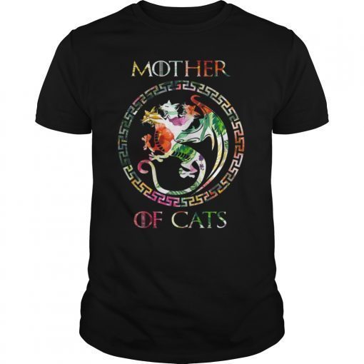 Cat Lovers Mix Flower- Mother of Cats Flower Hot 2019 TShirt