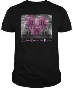 Cathedral Notre-Dame de Paris Heart Shirt