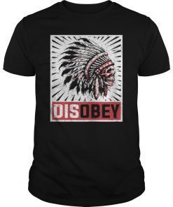 Chiefin's solemn skullcap disobey-Native T shirt