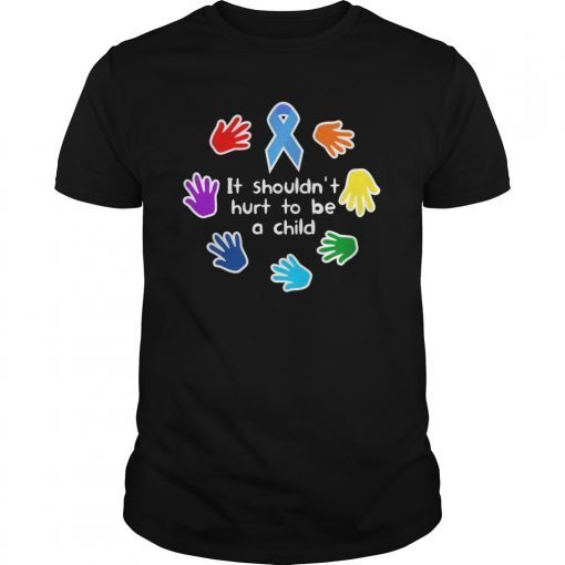 Child Abuse Prevention Stop Child Abuse Graphic Tshirt