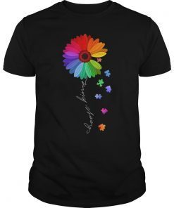Choose Kind Daisy Flower Cute Autism Awareness T-Shirt
