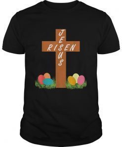 Christian Easter T-shirt Egg Cross