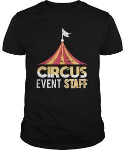 Circus Event staff Carnival Themed Birthday Party T-shirt