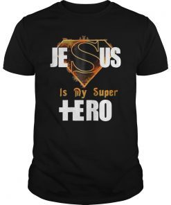 Cool Faith Based Jesus Is My Super Hero T-shirt