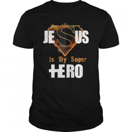 Cool Faith Based Jesus Is My Super Hero T-shirt