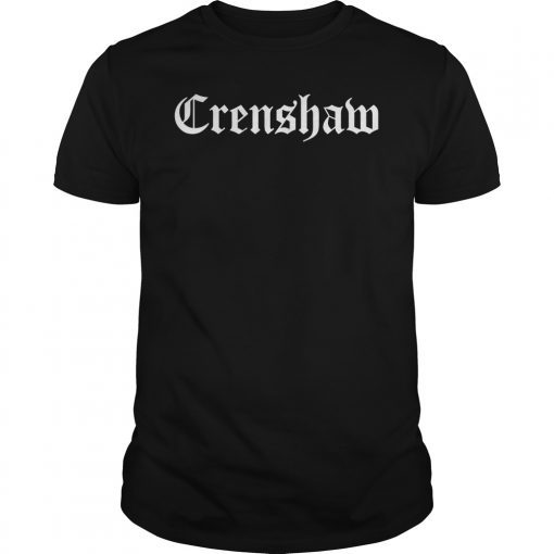 Crenshaw Old English Shirt Los Angeles Edition