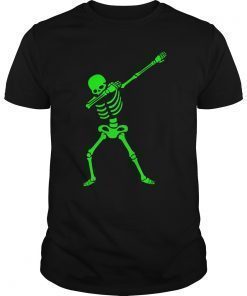 Dabbing Skeleton Shirt - Halloween T-Shirt Human Skeleton