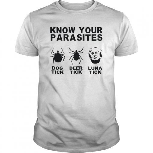 Deer Dog Luna Tick Know your Parasites Gift T-Shirt