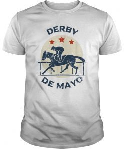 Derby De Mayo Horse Racing Tequila Drinking Cinco T-Shirt