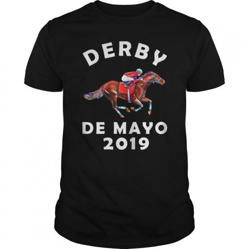 Derby De Mayo Kentucky Horse Race Mexican Sombrero T-Shirt