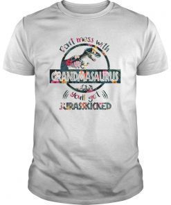 Don't Mess With Grandmasaurus You'll Get Jurasskicked T-Shirt