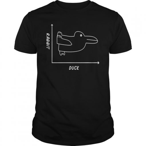 Duck Rabbit Graph Fun Math Shirt