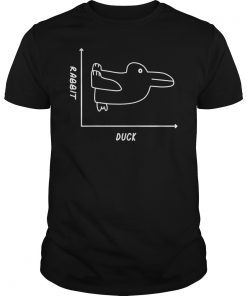 Duck Rabbit Graph Shirt Fun Math Teacher Easter Tee Shirt