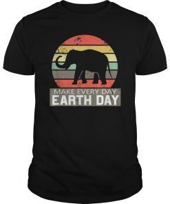 Earth Day Elephant Shirt Make Every day Earth Day T-shirt