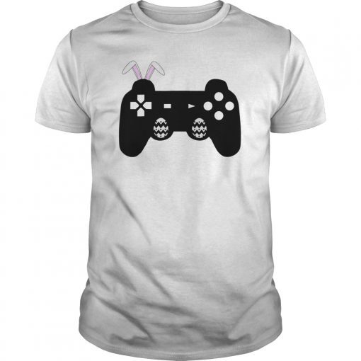 Easter Youth Shirt Kids Gamer Video Game Gift Bunny Ears