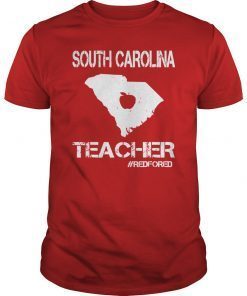Education Is An Investment Not An Expense Red For Ed South Carolina TShirt