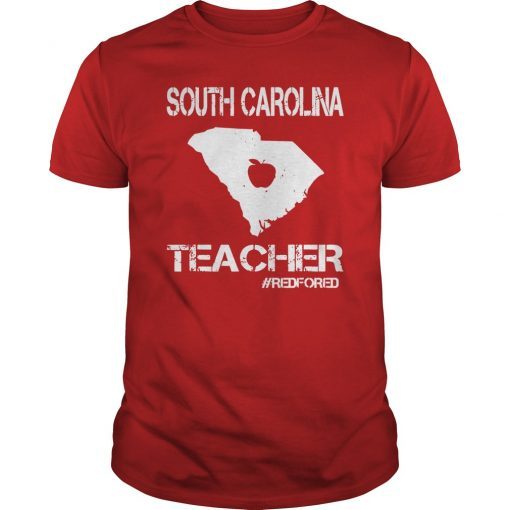 Education Is An Investment Not An Expense Red For Ed South Carolina TShirt