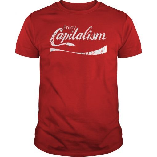 Enjoy Capitalism American Entrepreneur Political Money T-Shirt