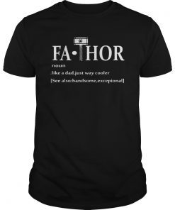 Fa-thor Shirt Dad Gift From Son Fathers Day Gifts