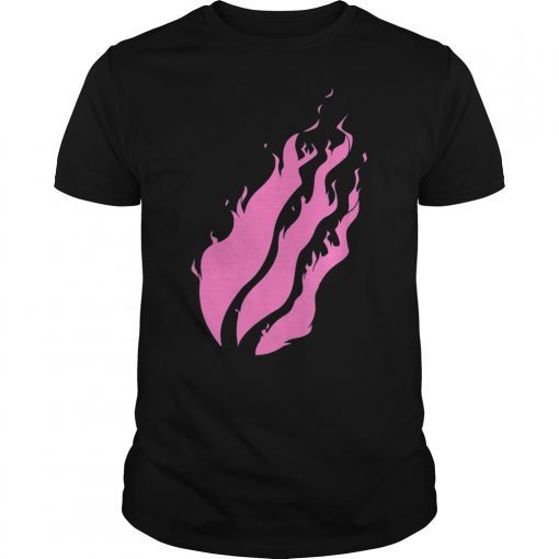 Fire Nation Pink Flame Gamer Girl T-Shirt