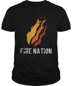 Fire Nation Video Gaming Flame Gamer Tee Shirt