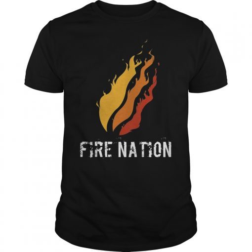 Fire Nation Video Gaming Flame Gamer Tee Shirt