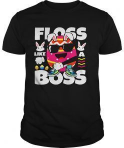 Floss Like A Boss Funny Easter Egg Shirt Flossing