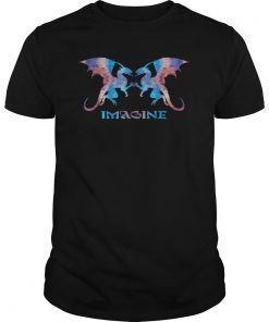 Fractal Fantasy Dragons Imagine T-Shirt