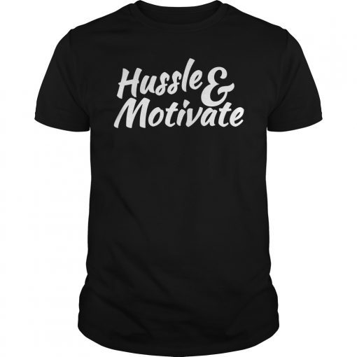 Hussle and Motivate Nipsey Hussle Hip Hop Rap Graffiti Tee