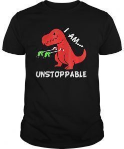 I Am Unstoppable - Funny T-rex Dinosaur Xmas T-Shirt