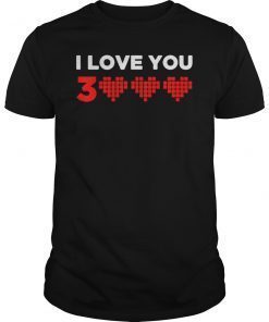 I Love You 3000 Heart Shirt
