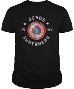 Jesus is My Superhero Fun Christian Religious T-Shirt