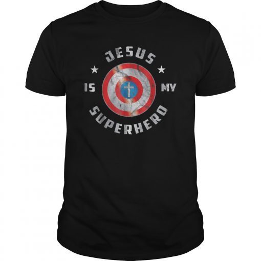 Jesus is My Superhero Fun Christian Religious T-Shirt